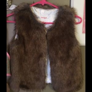 Cat and Jack Fur Vest (Girls 10/12)
